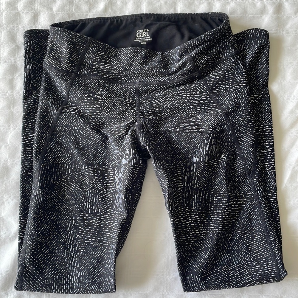 Athleta girl run with it tight EUC size 12